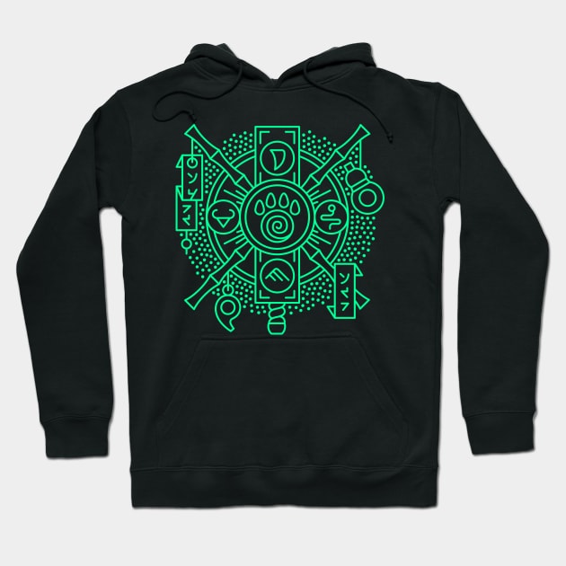 Monk — Class Crest (color) Hoodie by dcmjs